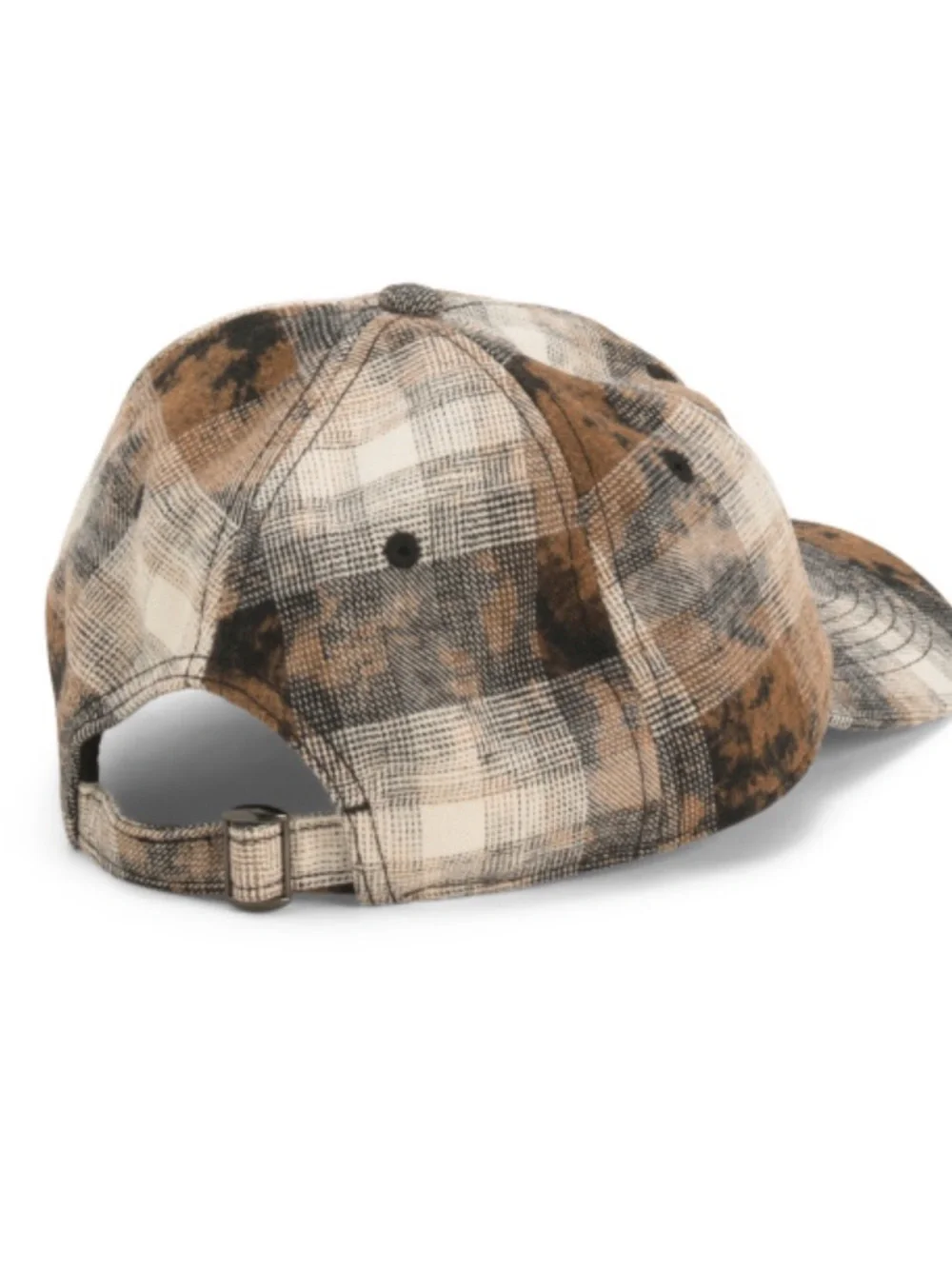 PALM ANGELS Curved Logo Check Cap